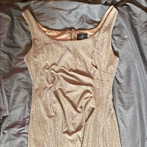 ADRIANNA PAPELL Sleeveless, floor length size 6  gown with thigh high split